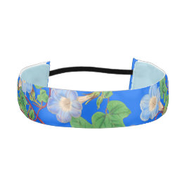 朝顔によっては花のヘッドバンドが開花します アスレチックヘッドバンド