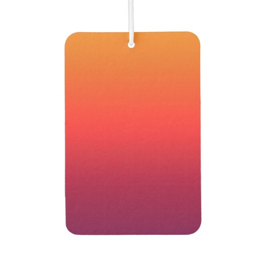 朝顔のグラデーシグラデーションョン カーエアーフレッシュナー (正面)