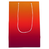 朝顔のグラデーシグラデーションョン ミディアムペーパーバッグ (裏面)