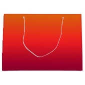 朝顔のグラデーシグラデーションョン ラージペーパーバッグ (正面)