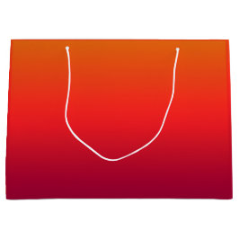 朝顔のグラデーシグラデーションョン ラージペーパーバッグ