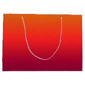 朝顔のグラデーシグラデーションョン ラージペーパーバッグ (裏面)