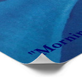 朝顔のポスター ポスター (角)