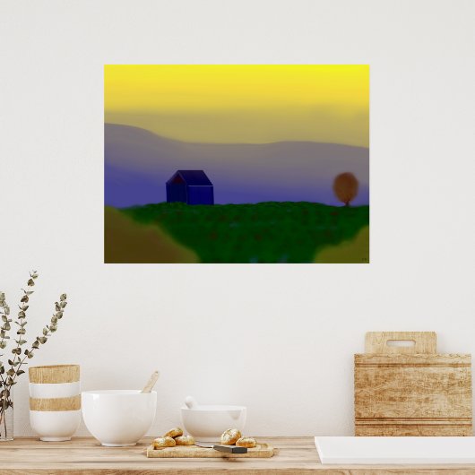 朝顔のポスター ポスター (キッチン)