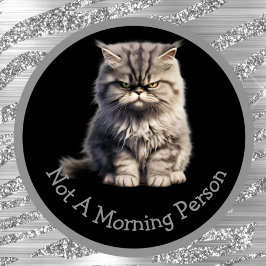 朝顔の人でもシルバーキャッ怒トでも マグカップ