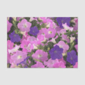 朝顔の写真ピンクと紫の花 薄葉紙 (正面)