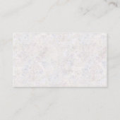 朝顔の名刺 名刺 (裏面)