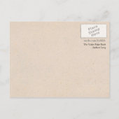 朝顔の妖精の夜明け ポストカード (裏面)