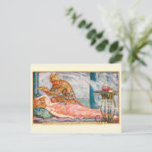 朝顔の妖精の夜明け ポストカード (スタンド正面)