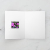 朝顔の空白のな挨拶状 カード (内部)