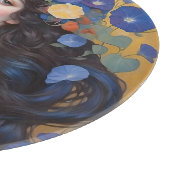 朝顔の美女 カッティングボード (角)