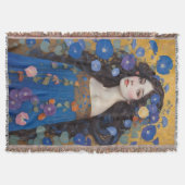 朝顔の美女 スローブランケット (正面)