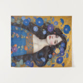 朝顔の美女 タペストリー (正面(横))