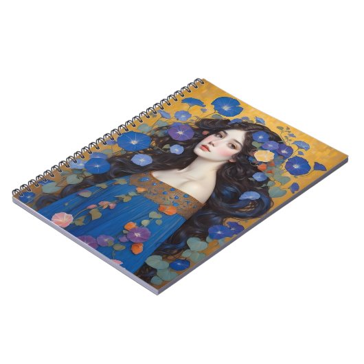 朝顔の美女 ノートブック (左側)