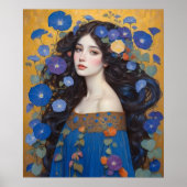 朝顔の美女 ポスター (正面)