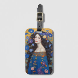 朝顔の美女 ラゲッジタグ