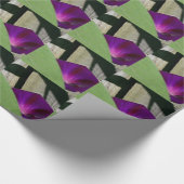 朝顔の花が付いている包装紙 ラッピングペーパー (角)