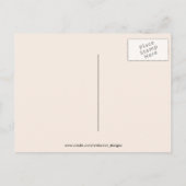 朝顔の花が咲くカロライナのウォレン ポストカード (裏面)