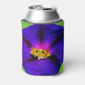 朝顔の花と蝶 缶クーラー (缶裏面)