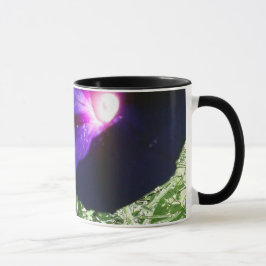 朝顔の花のコーヒー・マグ マグカップ