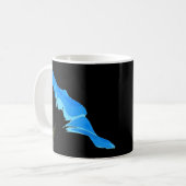 朝顔の花の芸術 コーヒーマグカップ (正面左)