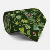 朝顔の花柄の葉のつる植物の植物のタイ ネクタイ (ロール)