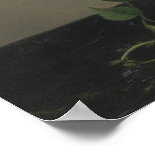 朝顔の花瓶 ポスター (角)