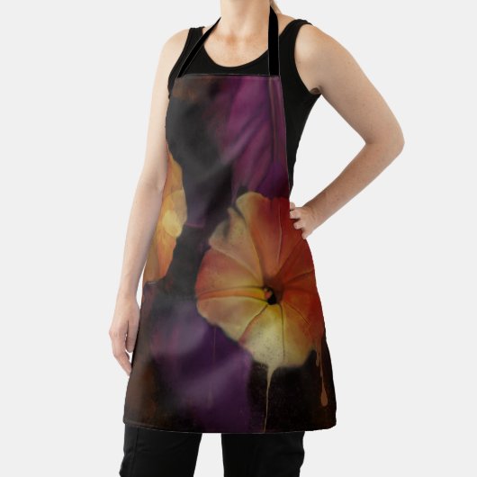 朝顔の花 エプロン (インサイチュ)