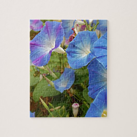 朝顔の花 ジグソーパズル (縦)
