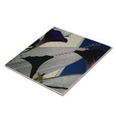 朝顔の花 タイル (側面)