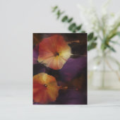 朝顔の花 ポストカード (スタンド正面)