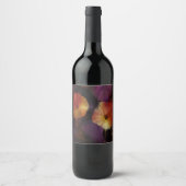 朝顔の花 ワインラベル (正面)