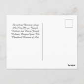 朝顔の花 | Pierre-Joseph Redote ポストカード (裏面)