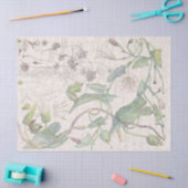 朝顔の野生の花によってはティッシュペーパーが開花します 薄葉紙 (クラフト)