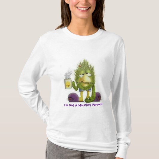 朝顔のTシャツじゃないよ Tシャツ (正面)