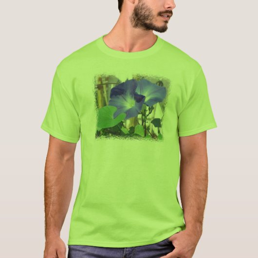 朝顔のTシャツ Tシャツ (正面)