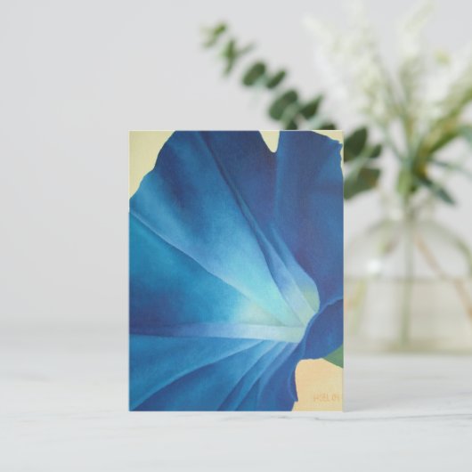 朝顔はがき ポストカード (スタンド正面)