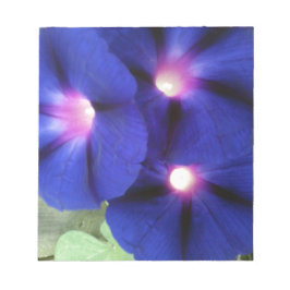 朝顔フラワーメモメモ帳 ノートパッド