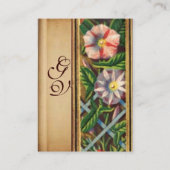 朝顔モノグラム 名刺 (裏面)