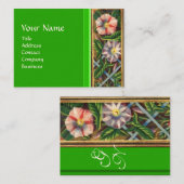 朝顔モノグラム 名刺 (正面/裏面)