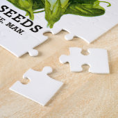 朝顔ヴィンテージシードパケット ジグソーパズル (側面)