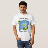 朝顔ヴィンテージシードパケット Tシャツ (正面フル)