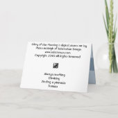 朝顔1 カード (裏面)