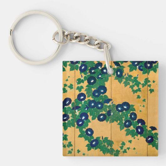 朝顔|の19世紀初頭 キーホルダー (正面)