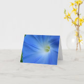 朝顔 カード (黄色い花)