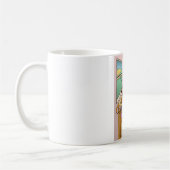 朝顔 コーヒーマグカップ (左)