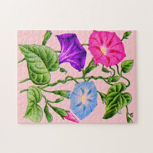 朝顔 ジグソーパズル (横)