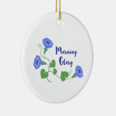 朝顔 セラミックオーナメント (右)