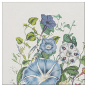 朝顔 ファブリック (クローズアップ)