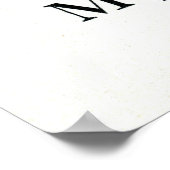 朝顔 ポスター (角)